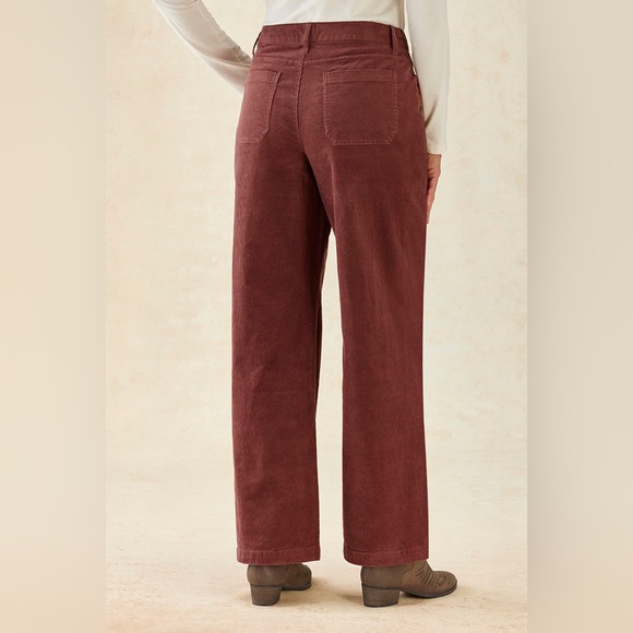 Women's Brown Corduroy Pants - Picture 5 of 9
